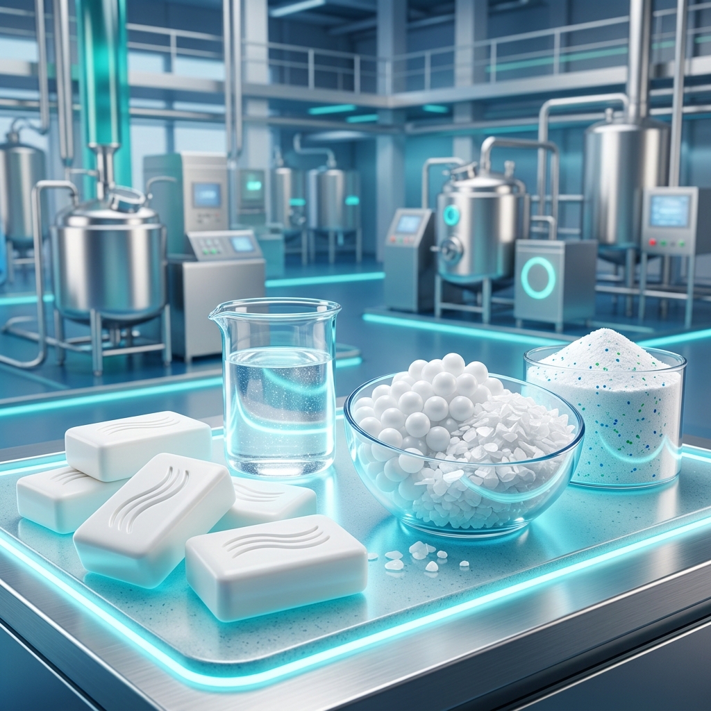 Choosing NaOH Form for Soap and Detergent Production